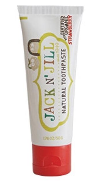 Jack N‘ Jill Prírodná zubná pasta pre deti s príchuťou jahody, 50 g