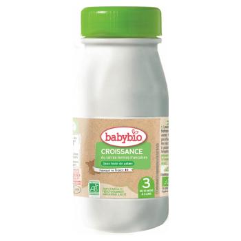 BABYBIO Croissance 3 Tekuté pokračovacie dojčenské mlieko od 10 mesiaca do 3 rokov BIO 250 ml