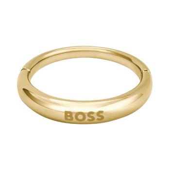 Hugo Boss Minimalistický pozlátený prsteň pre ženy 1580620 52 mm