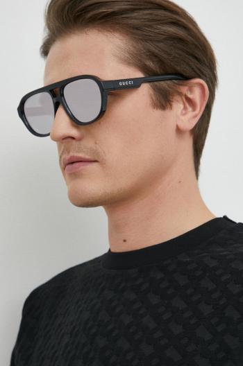 Slnečné okuliare Gucci GG1239S pánske, čierna farba