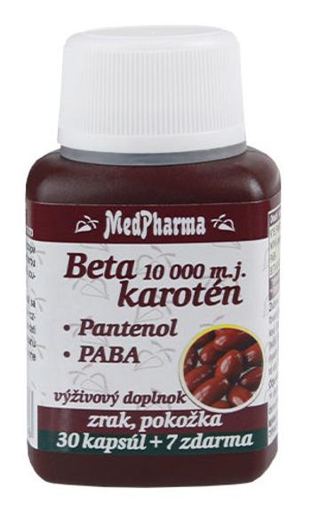 MedPharma Betakarotén 10 000m.j.+ Pantenol+PABA 30 kapsúl