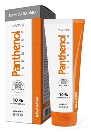 SWISS Panthenol PREMIUM 10% telové mlieko na opaľovanie