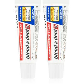 Blend-a-dent Extra Strong Original fixačný krém pre zubnú náhradu 2x47 g