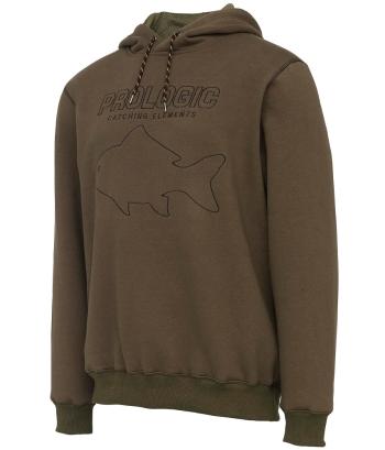 Prologic mikina mega fish hoodie army green - m