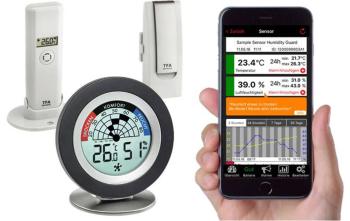 TFA Dostmann Weatherhub SmartHome System Cossy Radar detektor plesne biela