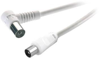 SpeaKa Professional anténny prepojovací kábel [1x anténna zástrčka 75 Ω - 1x anténna zásuvka 75 Ω] 5.00 m 75 dB 90 ° Zat