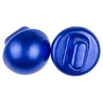 Bellatex s. r. o. G – Gombík, 10 mm, guľôčka perleťová tmavo modrá, 10 ks (9190)