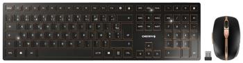 CHERRY JD-9100BE-2 bezdrôtový, bezdrôtový Sada klávesnica a myše  belgická, AZERTY čierna