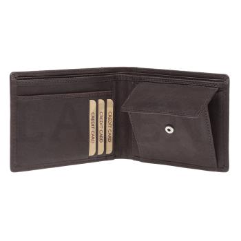 Lagen Pánska peňaženka kožená 7176 E Hnedá