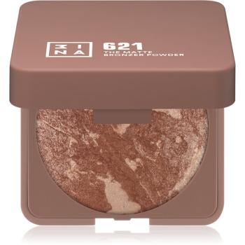 3INA The Bronzer Powder kompaktný bronzujúci púder odtieň The Glow 621 7 g