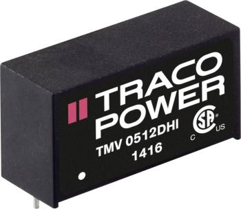 TracoPower TMV 2412DHI DC / DC menič napätia, DPS 24 V/DC 12 V/DC, -12 V/DC 42 mA 2 W Počet výstupov: 2 x