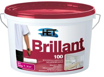 Brillant 100 - Umývateľná farba na steny biela 8 kg