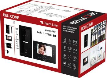 Bellcome VKA.P1F3.T7S9.BLB04 domové videotelefón káblový kompletný set 8-dielna čierna
