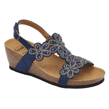 SCHOLL Palinuro T-bar dámske sandále námornícke modré, Veľkosť obuvi: 38
