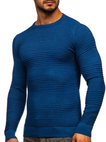 Modrý pánsky sveter Bolf 4608