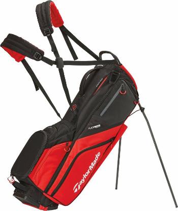 TaylorMade Flex Tech Crossover Stand Bag Black/Red Stand Bag