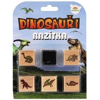 Teddies Pečiatky s poduškou 5+1 Dinosaury (8592190859800)