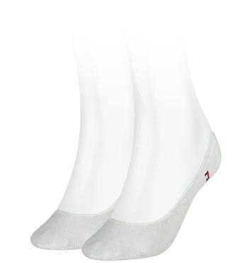 TOMMY HILFIGER - 2PACK biele neviditeľné ponožky-35-38