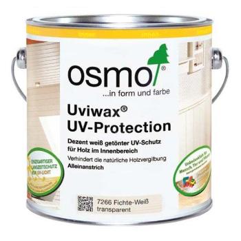 OSMO UVIWAX UV PROTECTION - UV ochranný náter na drevo v interiéri 7266 - biely smrek 0,125 L