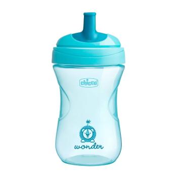 CHICCO Hrnček Advanced so slamkovým náustkom 266 ml, zelený 12m+