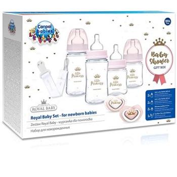 Canpol babies darčeková súprava pre novorodenca Royal Baby, ružová (5901691866096)