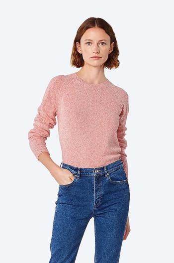 Sveter s prímesou vlny A.P.C. Pull Axelle WVBAF-F23040 ROSE VIF dámsky, ružová farba