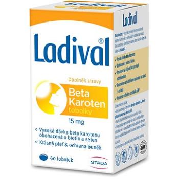 Ladival Beta karoten 15 mg, 60 tobolek (8596024021371)