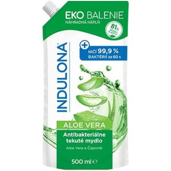 INDULONA Aloe Vera Antibakteriálné tekuté mydlo náhradná náplň 500 ml (5201314164234)