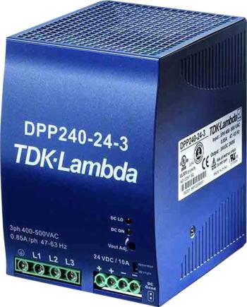 TDK-Lambda DPP240-24-1 sieťový zdroj na montážnu lištu (DIN lištu)  24 V/DC 10 A 240 W 1 x