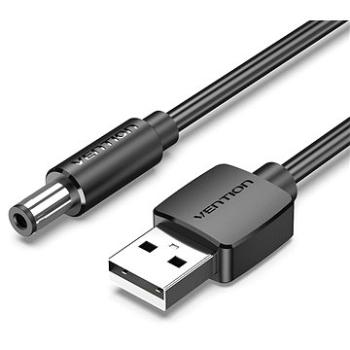 Vention USB to DC 5,5 mm Power Cord 0,5 m Black Tuning Fork Type (CEYBD)