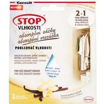 CERESIT Stop Vlhkosti 2 v 1 – absorpčné vrecúška vanilka 2 × 50 g (9000100937832)