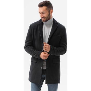 Ombre  Kabátiky Trenchcoat Pánsky kabát - čierna C432  viacfarebny