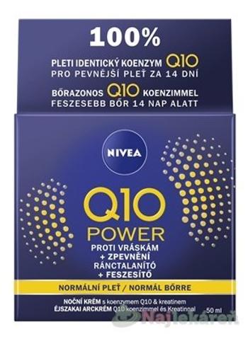 NIVEA Spevňujúci nočný krém Q10 POWER