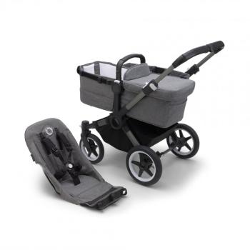 BUGABOO Donkey 5 set základný Graphite/Grey mélange