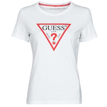 Guess  SS CN ORIGINAL TEE  Tričká s krátkym rukávom Biela