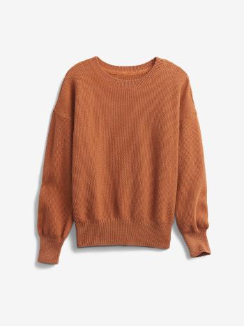 GAP Solid Slouchy Sveter detský Hnedá Oranžová