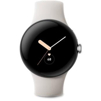 Google Pixel Watch 41 mm Polished Silver/Chalk