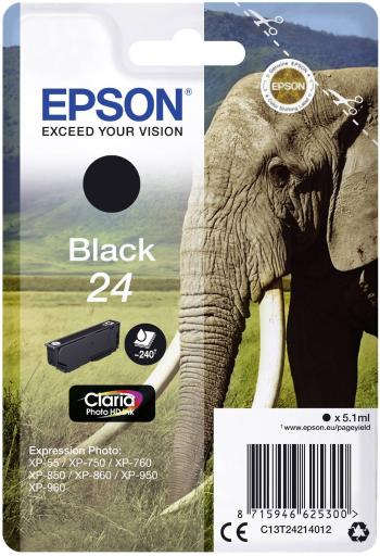 Epson Ink T2421, 24 originál  čierna C13T24214012