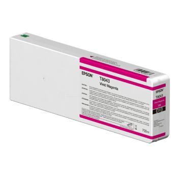 EPSON T8043 (C13T804300) - originálna cartridge, purpurová, 700ml