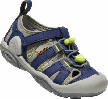 Keen Detské turistické topánky Knotch Creek Children Sandals Steel Grey/Blue Depths 27-28