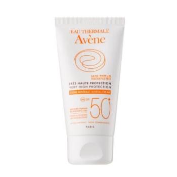 Avène Minerálne ochranný krém na tvár bez parfumácie 50+ (Very High Protection) 50 ml