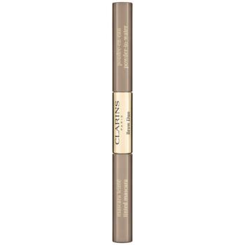 Clarins Brow Duo set na úpravu obočia pre fixáciu a tvar odtieň 01 - Tawny Blond 2,8 g