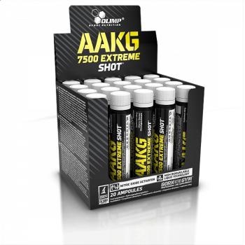 AAKG 7500 Extreme Shot, NO systém, ampule 25 ml, Olimp - Čerešňa