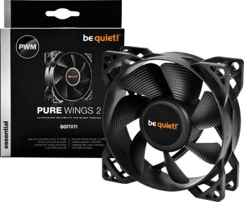 BeQuiet Pure Wings 2 PWM PC vetrák s krytom čierna (š x v x h) 80 x 80 x 25 mm