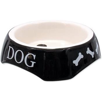 DOG FANTASY Miska potlač Dog čierna 18,5 × 5,5 cm (8595091780709)