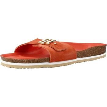 Tommy Hilfiger  Sandále TH M0LDED FOOTBED FLAT S  Oranžová