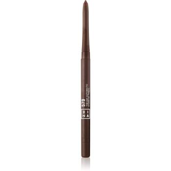 3INA The 24H Automatic Eyebrow Pencil ceruzka na obočie vodeodolná odtieň 579 Dark brown 0,28 g