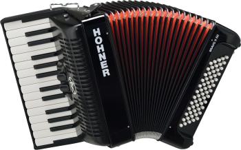 Hohner Bravo II 60 Čierna Klávesový akordeón