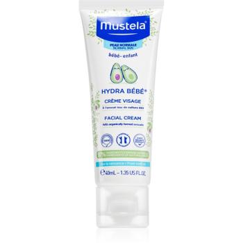 Mustela Bébé Hydra Bébé hydratačný krém na tvár pre deti od narodenia 40 ml