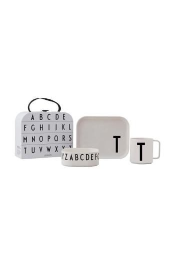 Detská raňajková súprava Design Letters Classics in a suitcase T